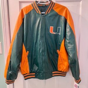 Steve & Barry's Vintage University of Miami 
 Athletic Jacket New W/tags Size L
